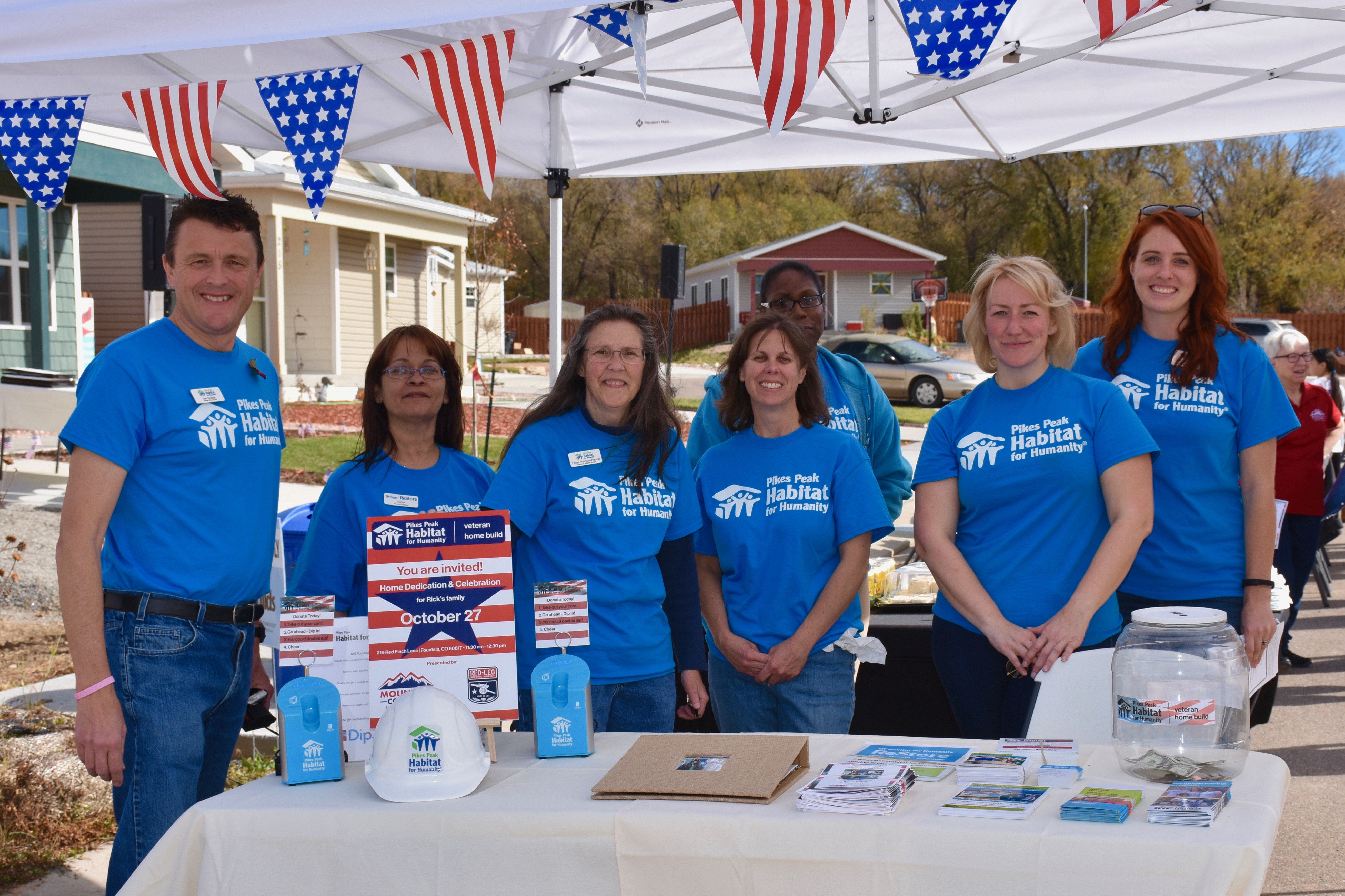 The PPHFH staff at our Veteran Home Dedication.