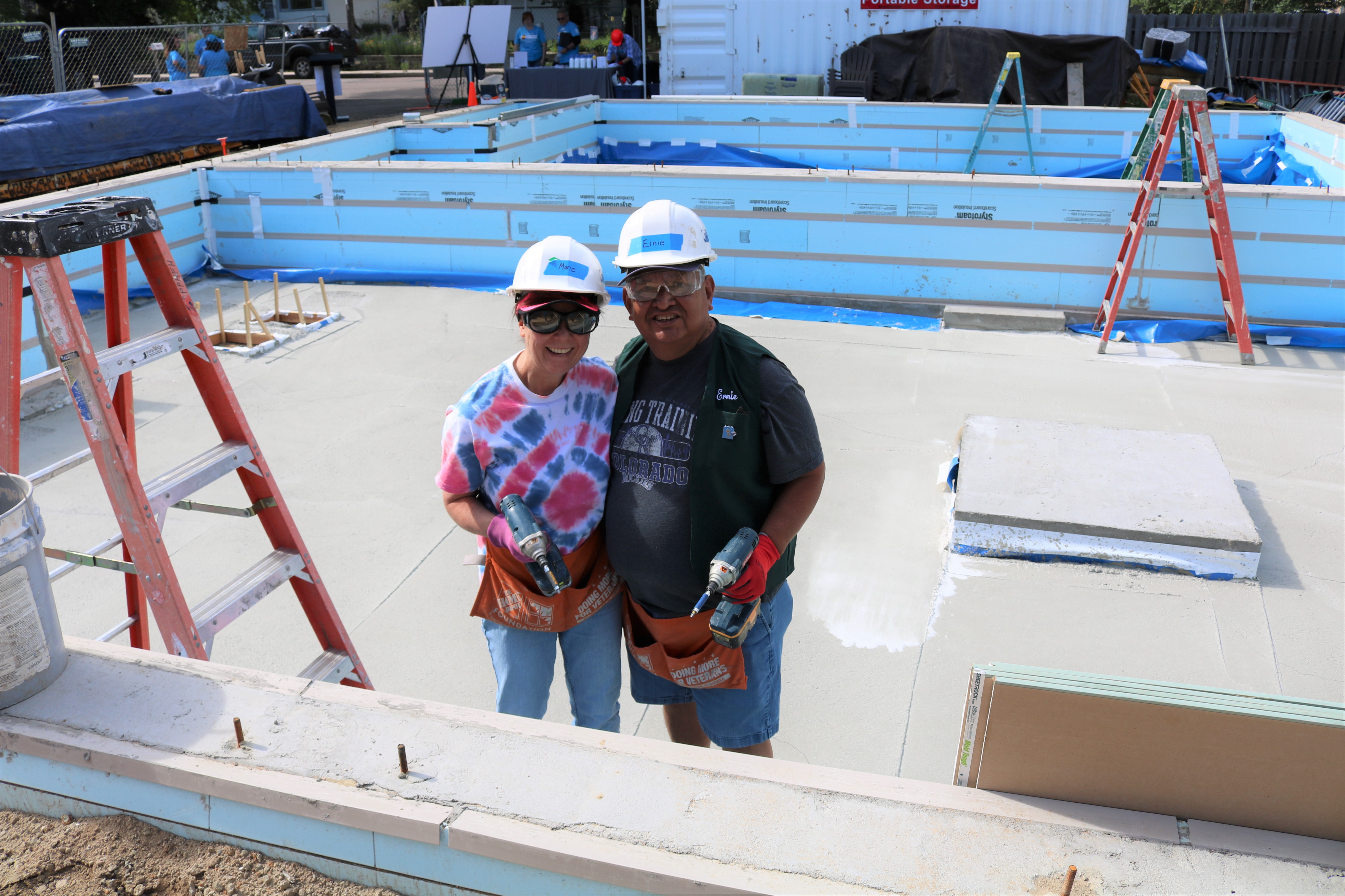 Ernest & Sydney Rodriguez Volunteer During Legislative Build Day