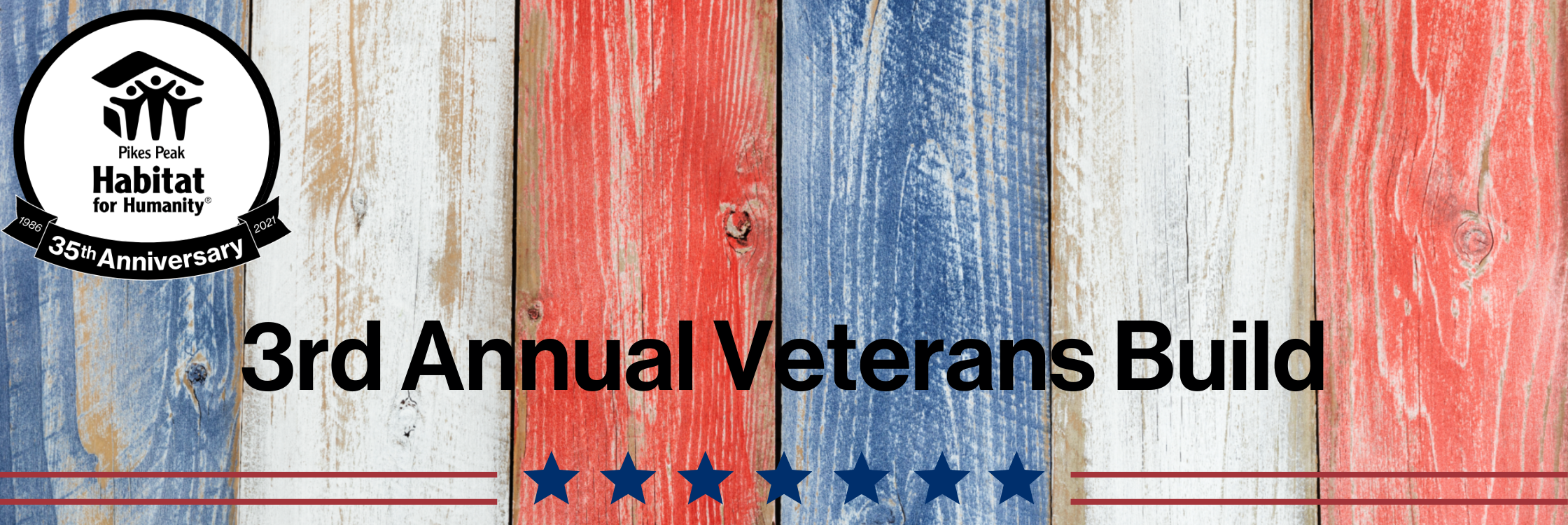 3rd Annual Veterans Build Web Banner