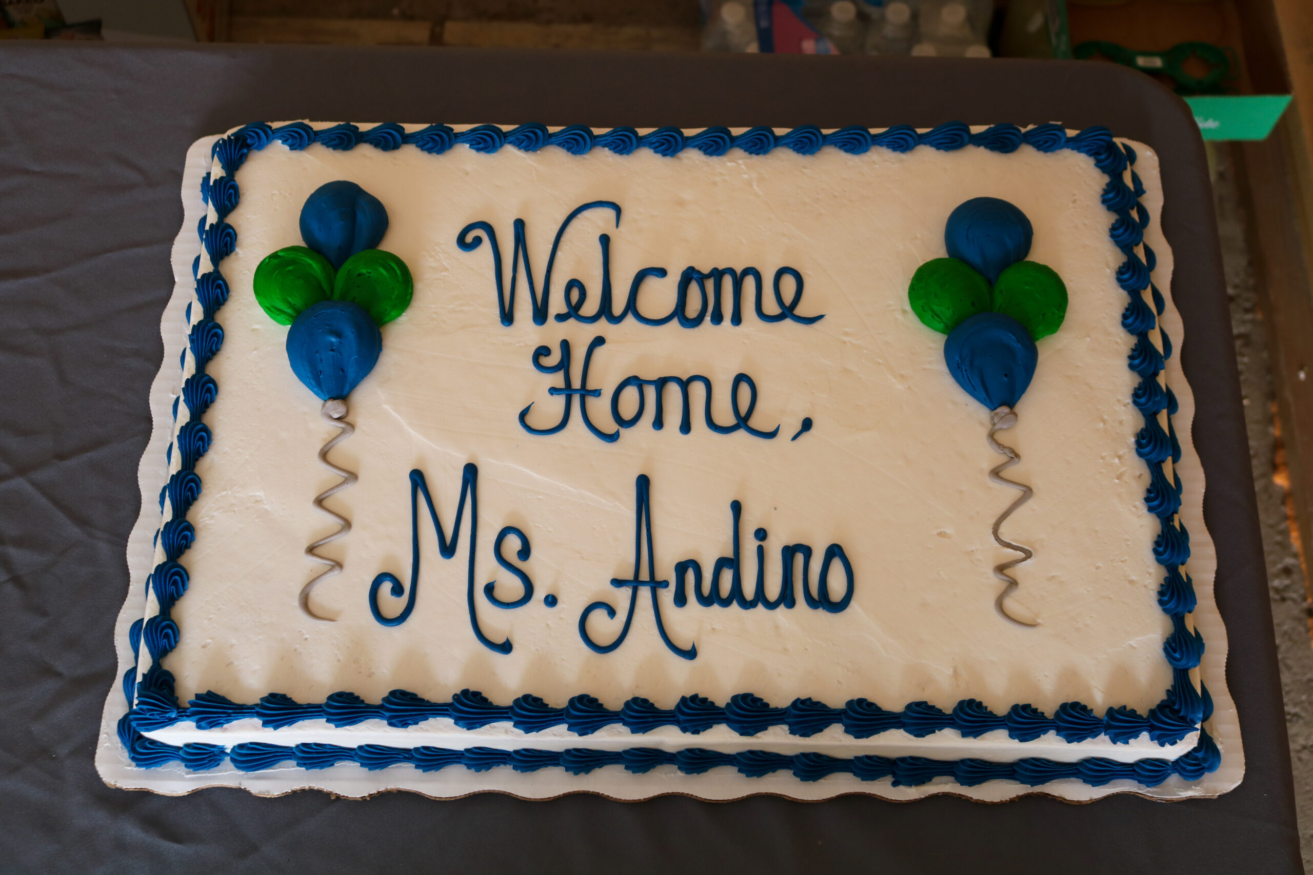 Cake for Ms. Andino