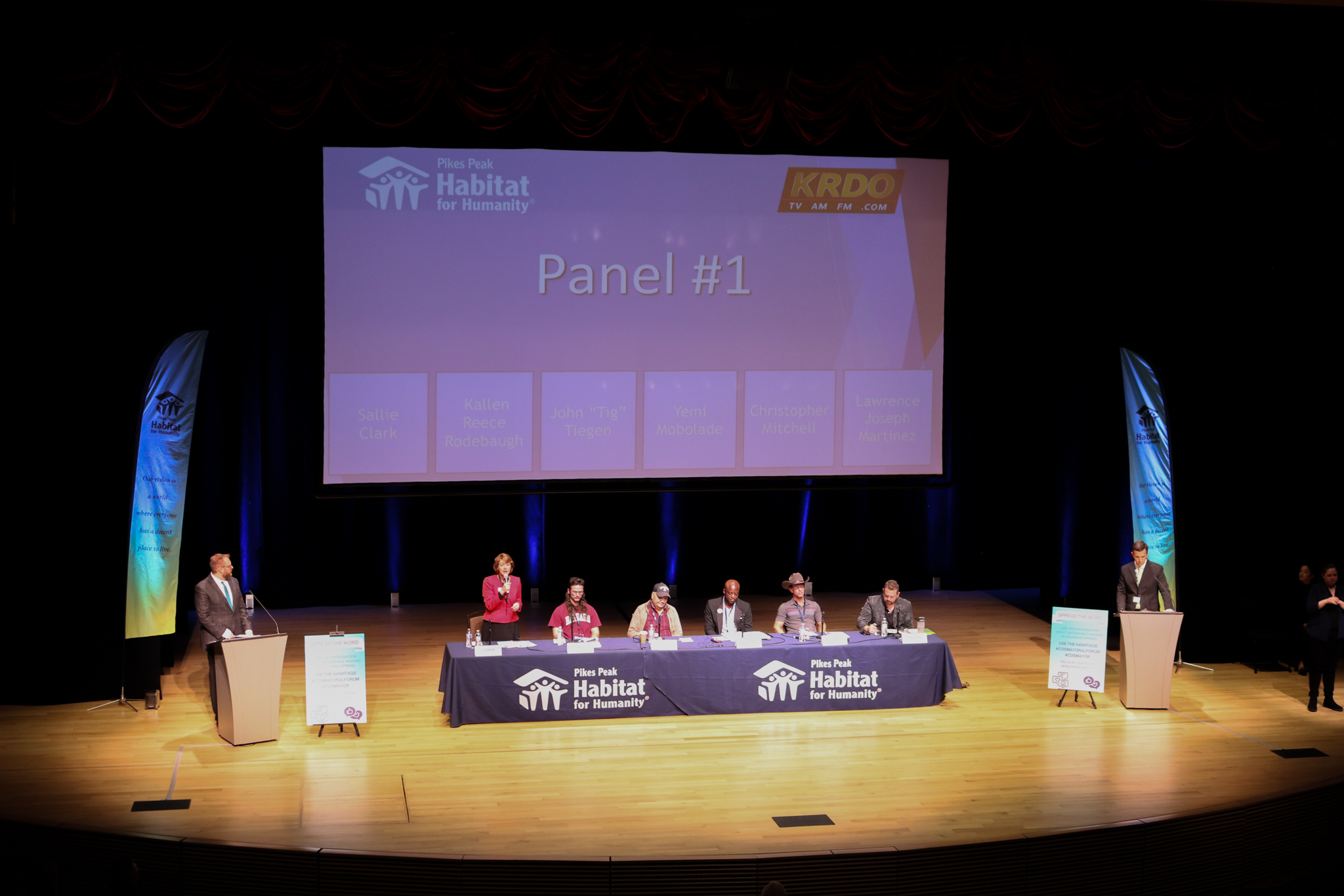 Panel 1 of six mayoral candidates