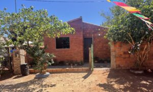 The home that Global Village volunteers helped build