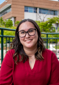 Headshot of smiling woman on UCCS campus